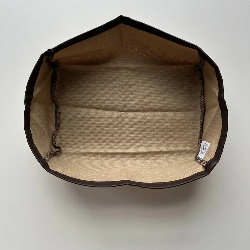 Longaberger Dad's Valet Basket Fabric Liner Canvas 28156155 Tan Brown